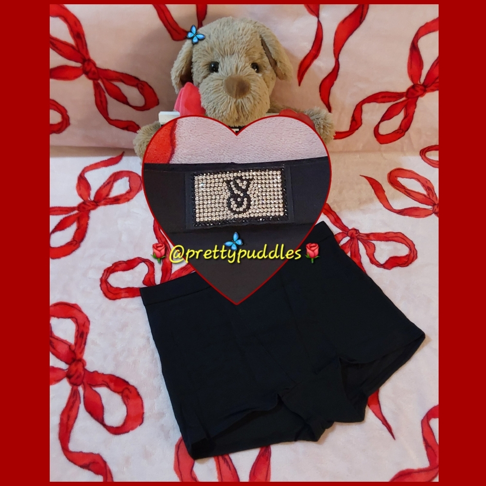 🖤 VS Logo Cotton Shine Patch High-Waist Shortie Panty 🖤